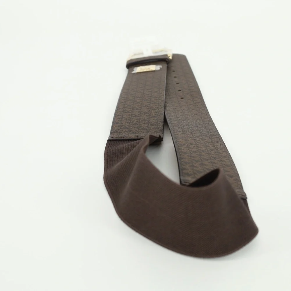 Michael Kors‎ Logo Print Elastic Stretch Wide Belt